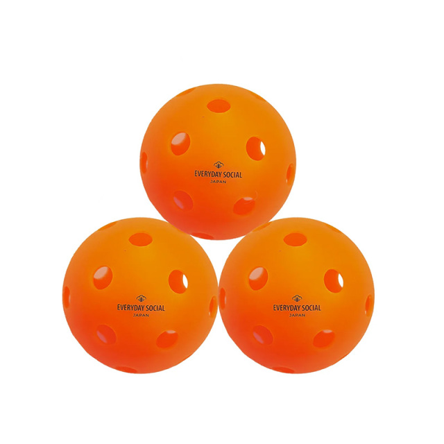 EVERYDAY SOCIAL ピックルボール THE ASAMA CLASSIC 屋内用ボール 26hole 3個入 