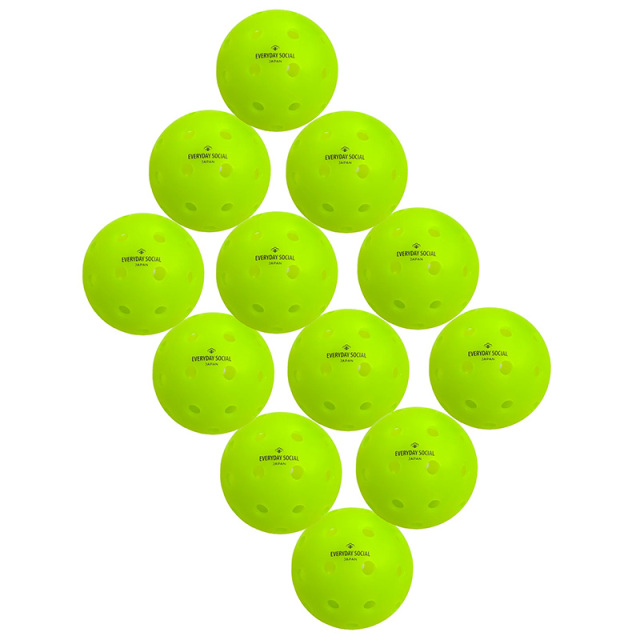 EVERYDAY SOCIAL ピックルボール THE ASAMA CLASSIC 屋外用ボール 40hole 12個入