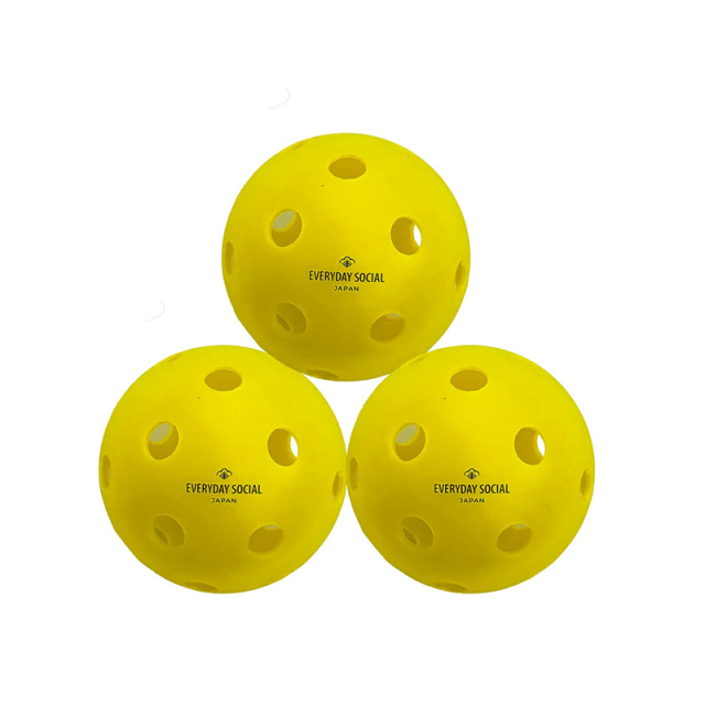 EVERYDAY SOCIAL ピックルボール THE ASAMA CLASSIC 屋内用ボール 26hole 12個入
