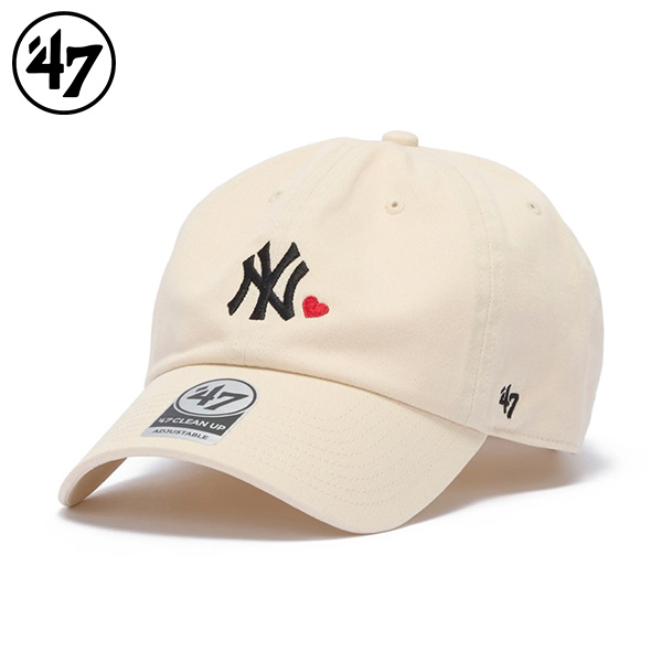 47 キャップ クリーンナップ ニューヨーク・ヤンキース WITH HEART ユニセックス 26SS ナチュラル 14920414