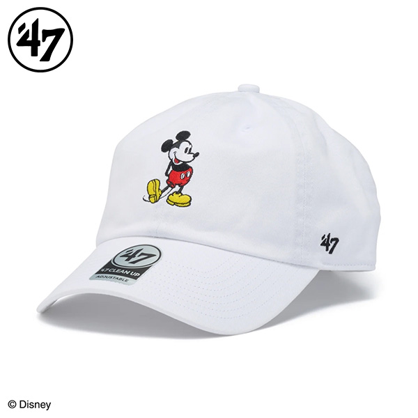 47 キャップ クリーンナップ Disney ミッキーマウス ユニセックス 26SS ホワイト 14920467