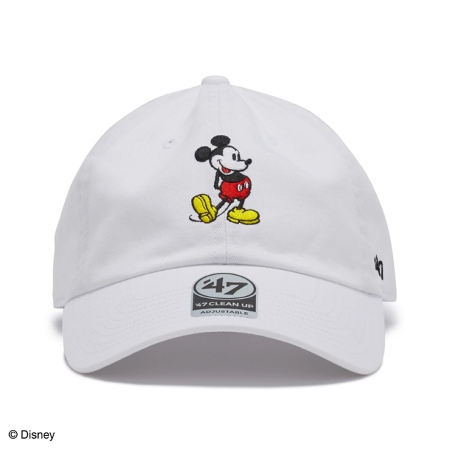 47 キャップ クリーンナップ Disney ミッキーマウス ユニセックス 26SS ホワイト 14920467