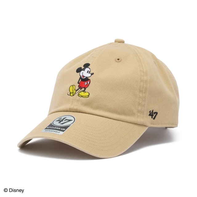 47 キャップ クリーンナップ Disney ミッキーマウス ユニセックス 26SS カーキ 14920469