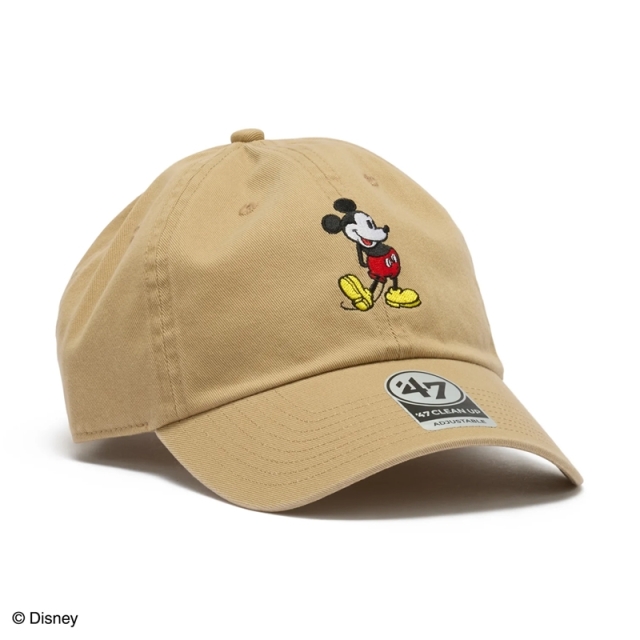 47 キャップ クリーンナップ Disney ミッキーマウス ユニセックス 26SS カーキ 14920469