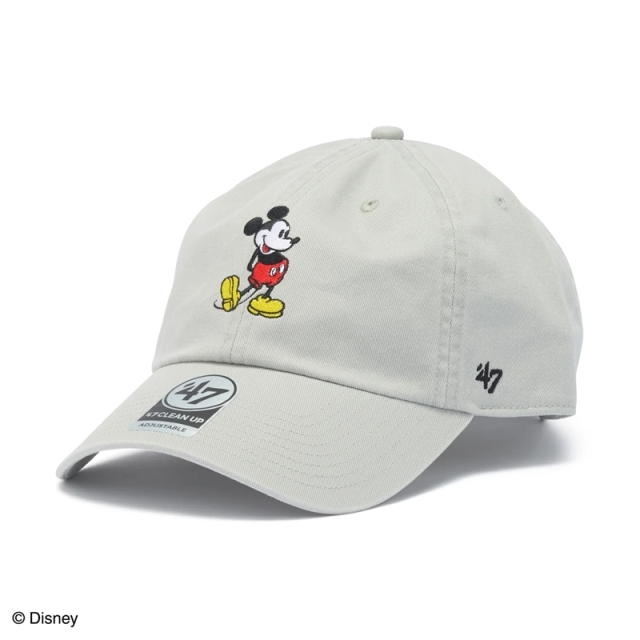 47 キャップ クリーンナップ Disney ミッキーマウス ユニセックス 26SS グレー 14920470 