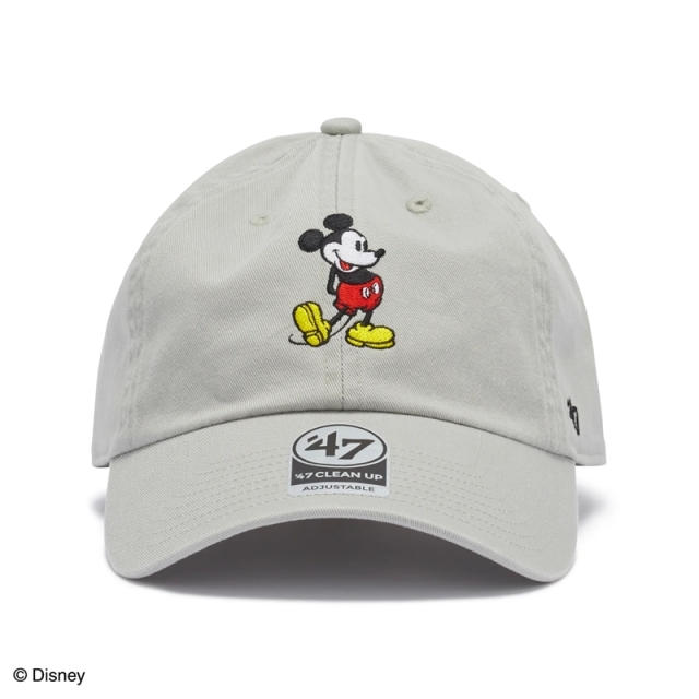 47 キャップ クリーンナップ Disney ミッキーマウス ユニセックス 26SS グレー 14920470 