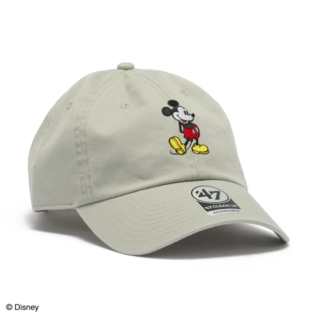 47 キャップ クリーンナップ Disney ミッキーマウス ユニセックス 26SS グレー 14920470 