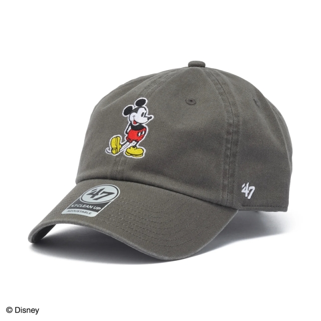 47 キャップ クリーンナップ Disney ミッキーマウス ユニセックス 26SS チャコール 14920471