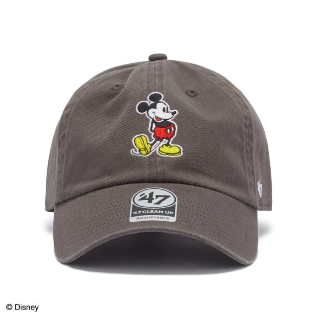 47 キャップ クリーンナップ Disney ミッキーマウス ユニセックス 26SS チャコール 14920471