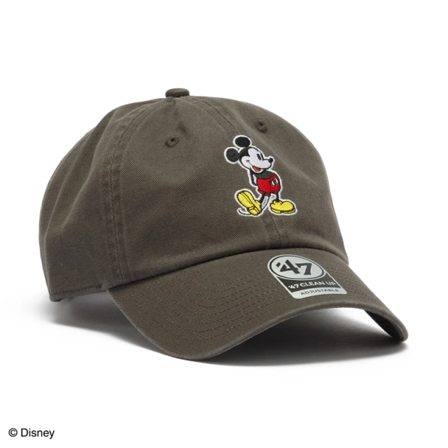 47 キャップ クリーンナップ Disney ミッキーマウス ユニセックス 26SS チャコール 14920471