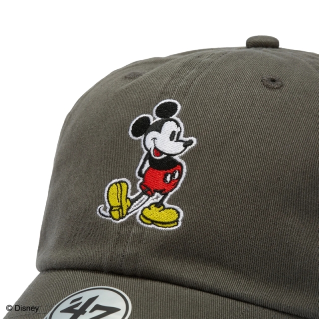 47 キャップ クリーンナップ Disney ミッキーマウス ユニセックス 26SS チャコール 14920471