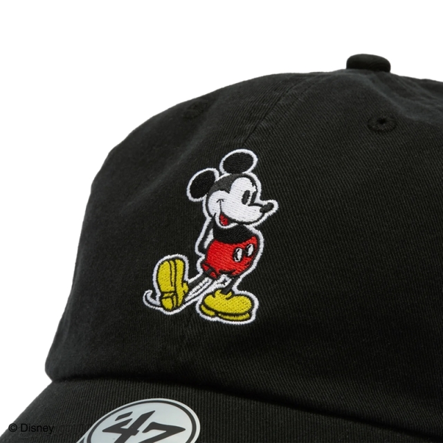 47 キャップ クリーンナップ Disney ミッキーマウス ユニセックス 26SS ブラック 14920473