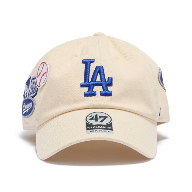 47 キャップ クリーンナップ ロサンゼルス・ドジャース BADGES ユニセックス ナチュラル 26FW