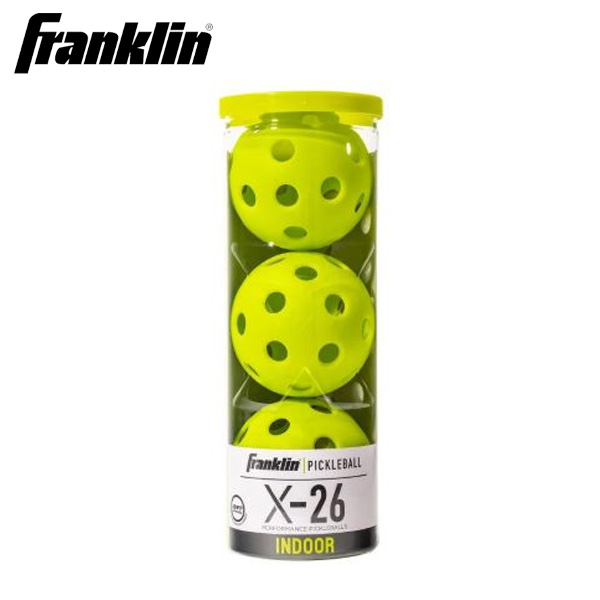 フランクリン Franklin ピックルボール PICKLBALL X-26 3PK 3個入り 屋内用 インドア 26hole