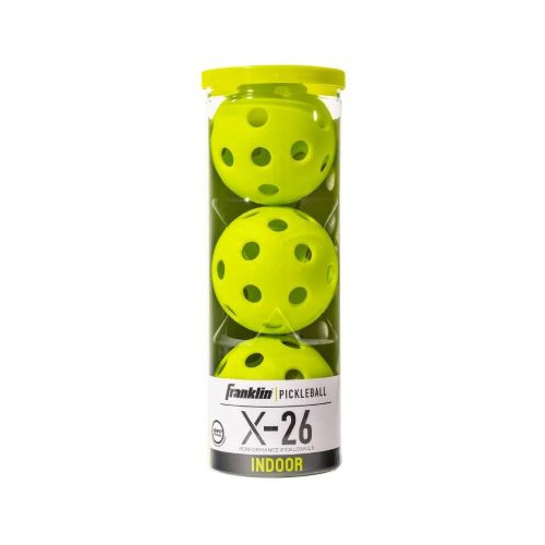 フランクリン Franklin ピックルボール PICKLBALL X-26 3PK 3個入り 屋内用 インドア 26hole