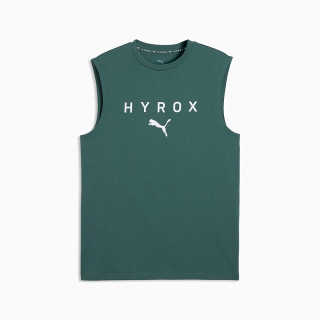 PUMA x HYROX トレーニングウエア カットオフタンク メンズ 26FW グリーン 527176_69 