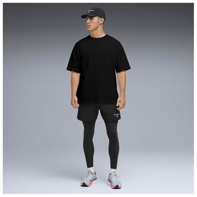 PUMA x HYROX トレーニングウエア シティライフスタイルＴシャツ メンズ 26FW ブラック 528131_01 