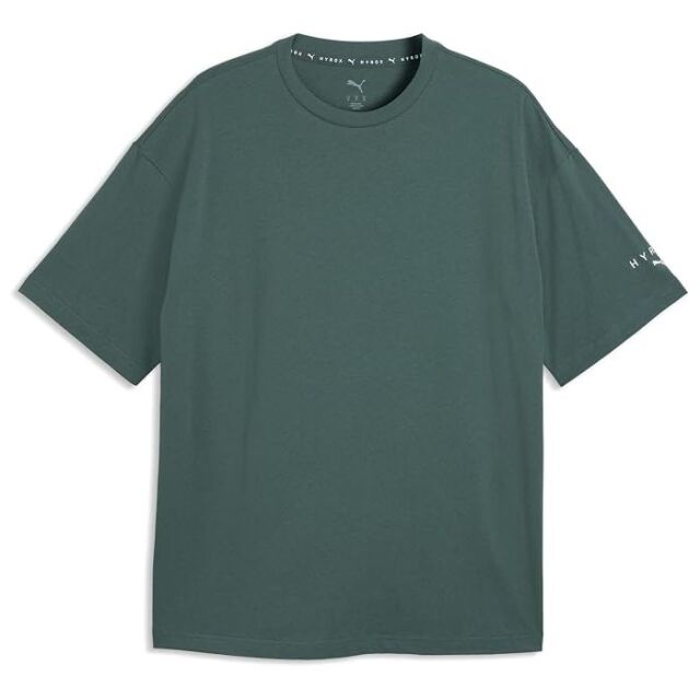 PUMA x HYROX トレーニングウエア シティライフスタイルＴシャツ メンズ 26FW グリーン 528131_69
