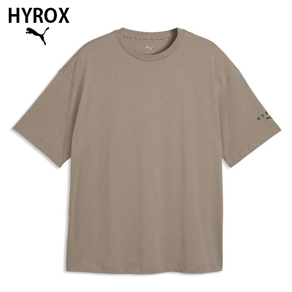 PUMA x HYROX トレーニングウエア シティライフスタイルＴシャツ メンズ 26FW マウスグレー 528131_81 