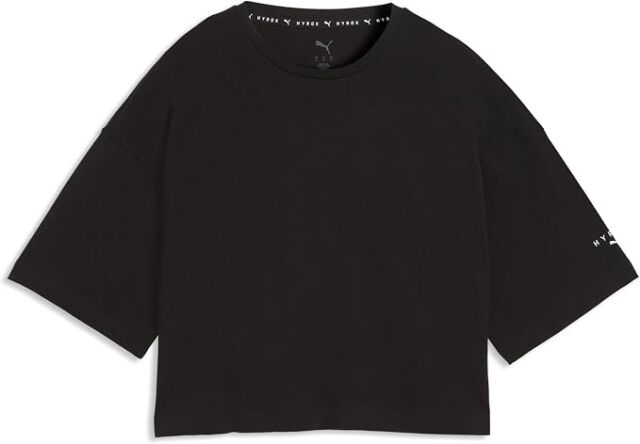 PUMA x HYROX トレーニングウエア シティライフスタイルＴシャツ レディース 26FW ブラック 528132_01 