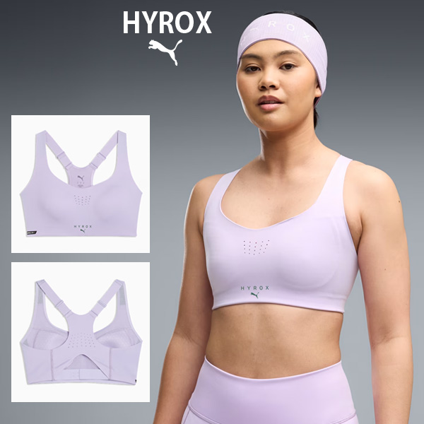 PUMA x HYROX トレーニングウエア PWRMODE ブラトップ ミディアムサポート レディース 26FW