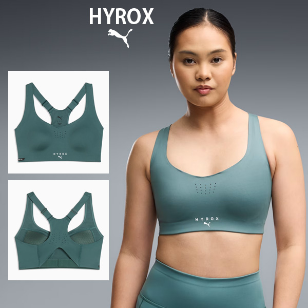 PUMA x HYROX トレーニングウエア PWRMODE ブラトップ ミディアムサポート レディース 26FW