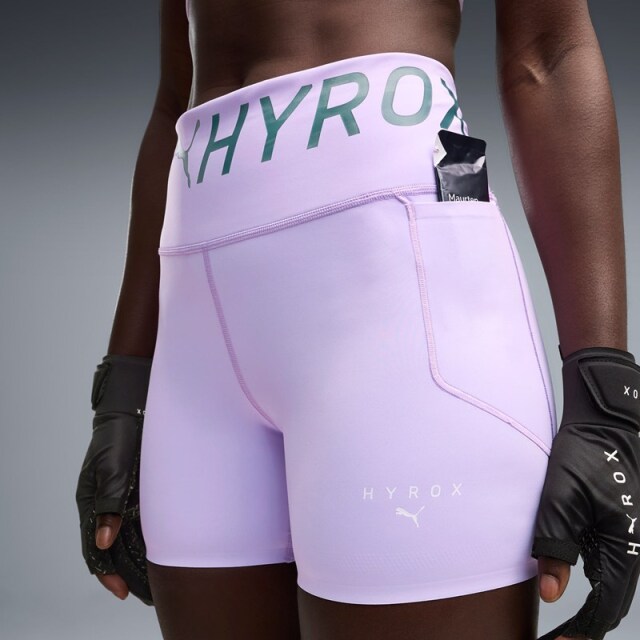 PUMA x HYROX トレーニングウエア PWRMODE 4インチ ショート タイツ レディース 26FW