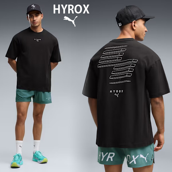 PUMA x HYROX トレーニングウエア LIFESTYLE オーバーサイズ Tシャツ