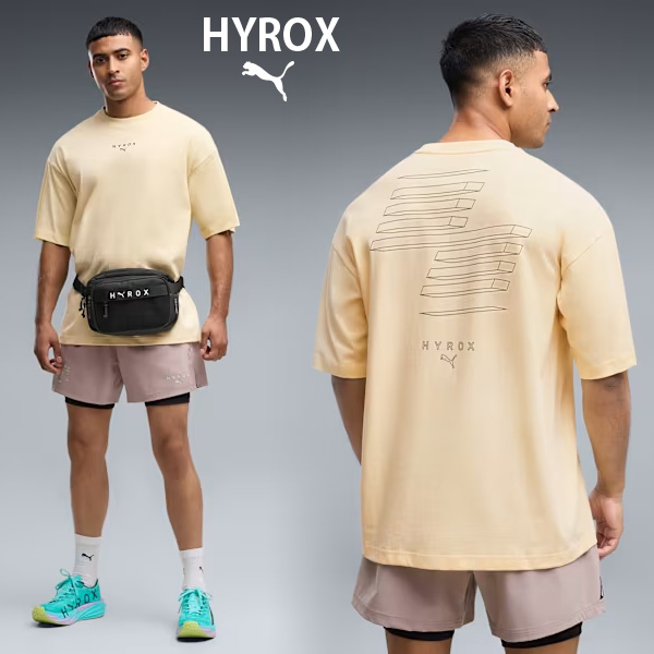 PUMA x HYROX トレーニングウエア LIFESTYLE オーバーサイズ Tシャツ
