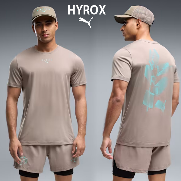 PUMA x HYROX トレーニングウエア ポリ グラフィック