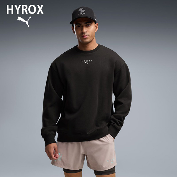 PUMA x HYROX トレーニング ヘビーウェイト クルーネック メンズ 26FW