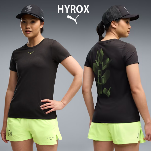 PUMA x HYROX トレーニングウエア ポリグラフィック