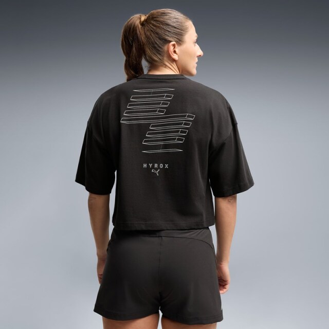 PUMA x HYROX トレーニングウエア クロップド LIFESTYLE Tシャツ