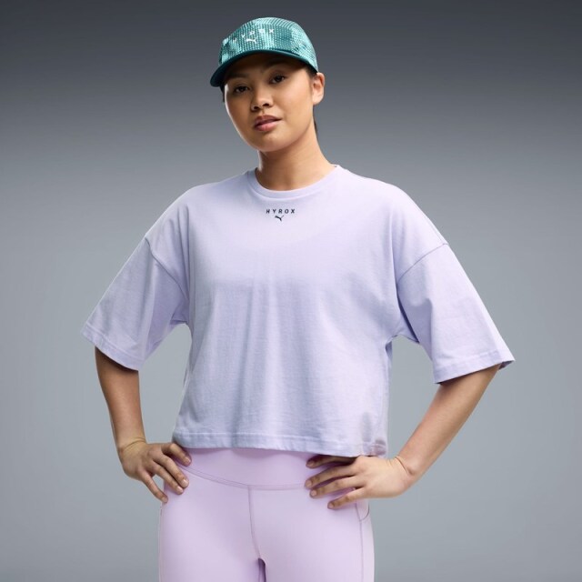 PUMA x HYROX トレーニングウエア クロップド LIFESTYLE Tシャツ レディース 26FW