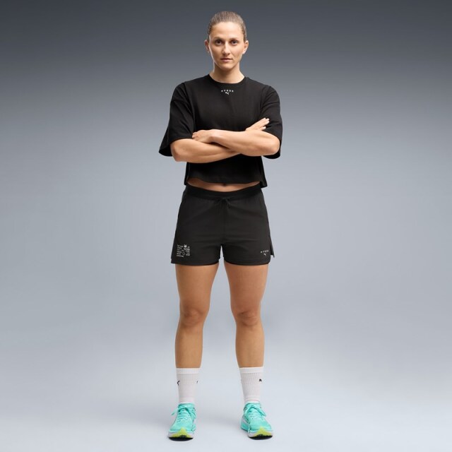 PUMA x HYROX トレーニングウエア 2-in-1 3インチショーツ レディース 26FW ブラック 529256_01