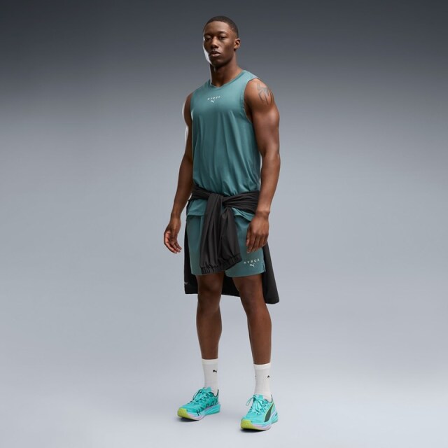 PUMA x HYROX トレーニングウエア クラウドスパン タンク メンズ 26FW ダークグリーン 529327_69