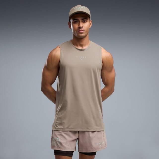 PUMA x HYROX トレーニングウエア クラウドスパン タンク メンズ 26FW マウスグレー 529327_81