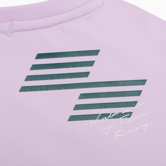 PUMA x HYROX トレーニングウエア PWRMODE クロップ 半袖 Tシャツ レディース 26FW ライトラベンダー 529328_46
