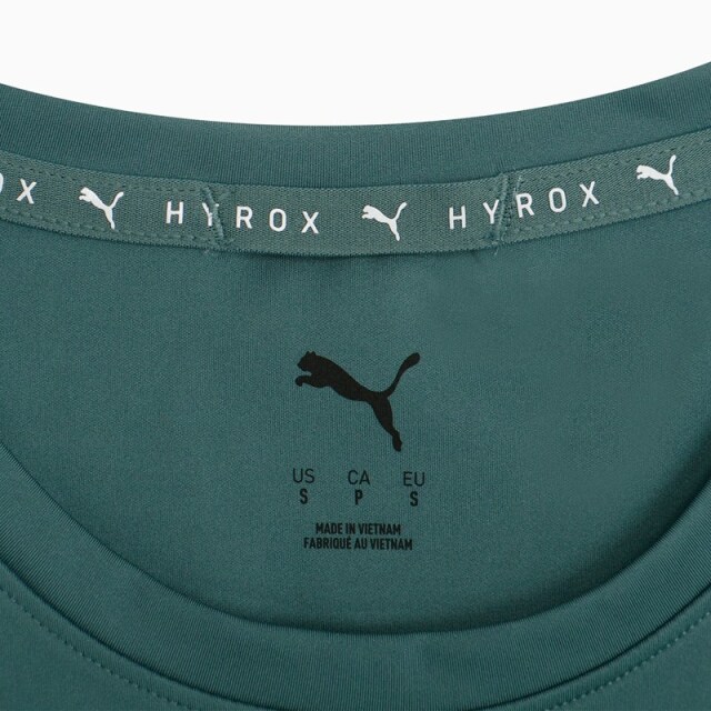 PUMA x HYROX トレーニングウエア PWRMODE クロップ 半袖 Tシャツ レディース 26FW ハーブガーデン 529328_69