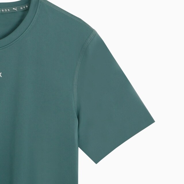 PUMA x HYROX トレーニングウエア PWRMODE クロップ 半袖 Tシャツ レディース 26FW ハーブガーデン 529328_69