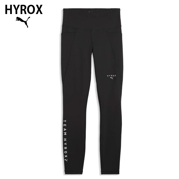 PUMA x HYROX トレーニングウエア スタッフ タイツ 7/8 レディース 26FW ブラック 529330_01