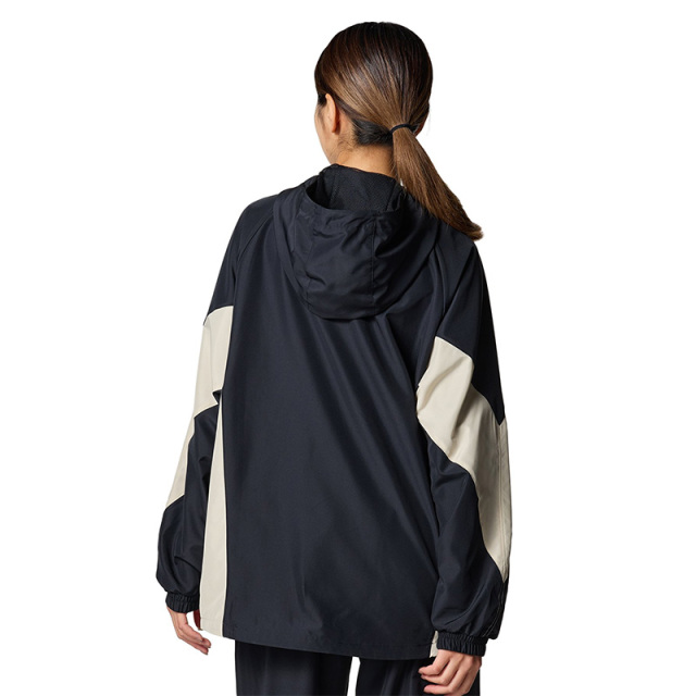 アンダーアーマー UAメッシュ ライナー ウーブン フルジップ フーディー ウィメンズ 25SS ブラック グレー(6001385)