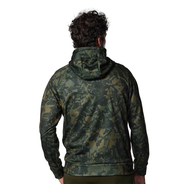 アンダーアーマー UAアーマーフリース カモ フーディー メンズ 25FW ブラック カーキ (6007737)