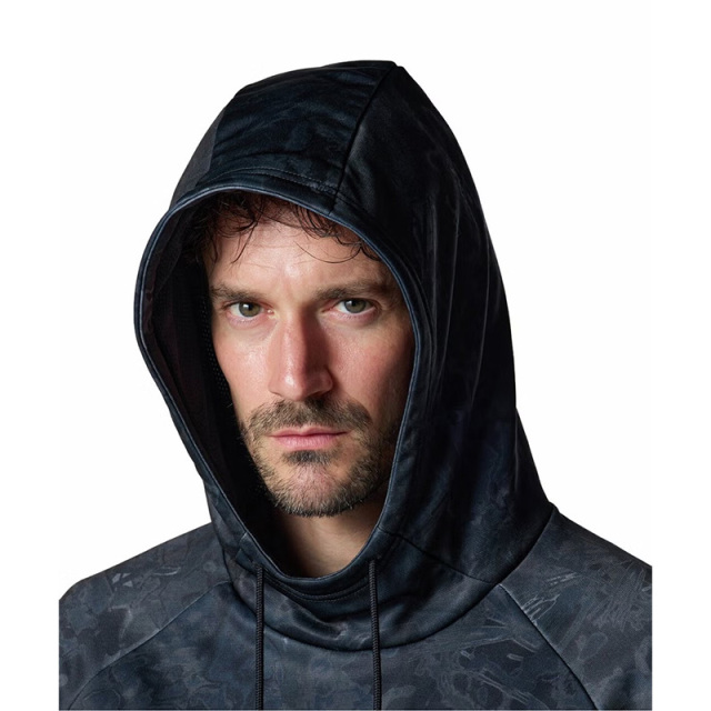 アンダーアーマー UAアーマーフリース カモ フーディー メンズ 25FW ブラック カーキ (6007737)