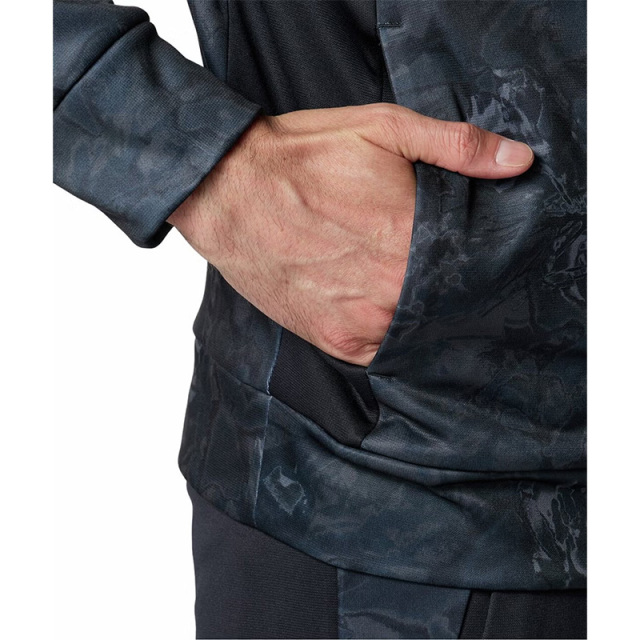 アンダーアーマー UAアーマーフリース カモ フーディー メンズ 25FW ブラック カーキ (6007737)