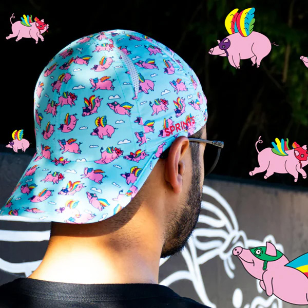 SPRINTS ランニングキャップ O.G.HATS 25W ユニセックス Flying Pigs スプリンツ オージーハット