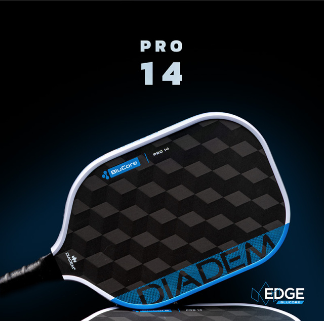 DIADEM ピックルボールパドル EDGE BLUCORE PRO14 25FW ブルー
