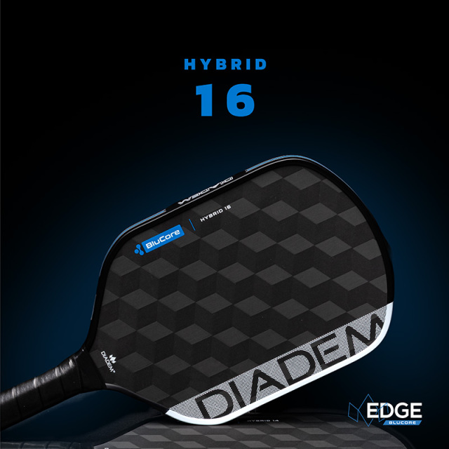 DIADEM ピックルボールパドル EDGE BLUCORE HYBRID16 25FW ブラック