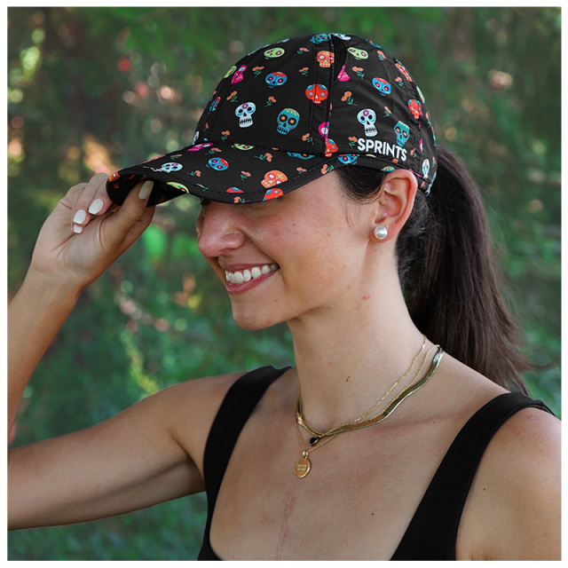 SPRINTS ランニングキャップ O.G.HATS 25W ユニセックス Dia De Drip Muerto Mash スプリンツ オージーハット