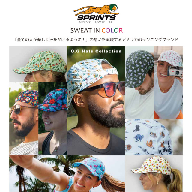 SPRINTS ランニングキャップ O.G.HATS 26FW ユニセックス Cats Since They Made Me